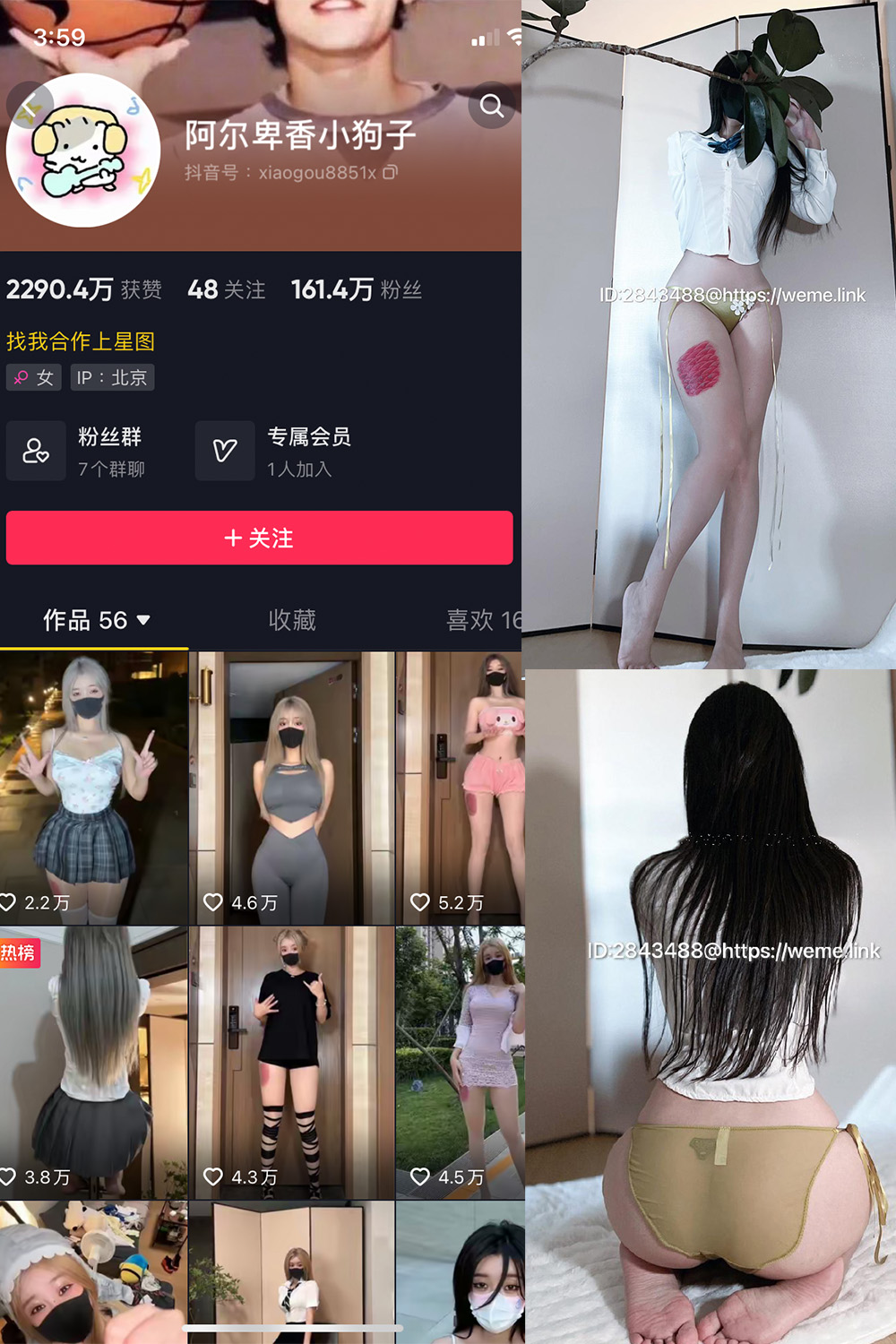 抖音 阿尔卑香小狗子 微密圈  NO.047期 【39P】最新至：2025/7/19-微密空间